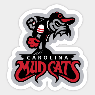 The Angry Mudcats Team Ball Sticker